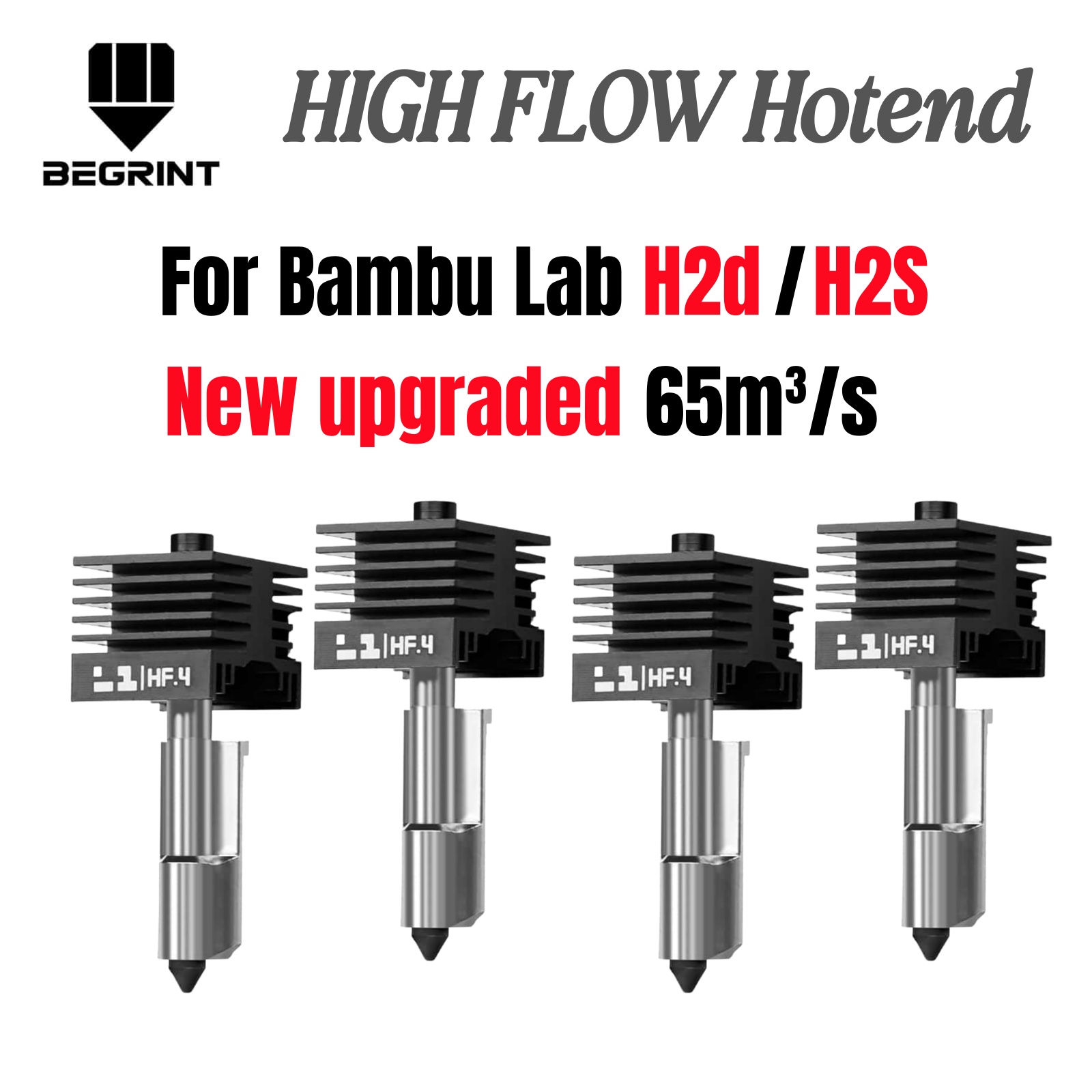 Hotend 0.4Mm - ل Bambu Lab H2S H2D تدفق