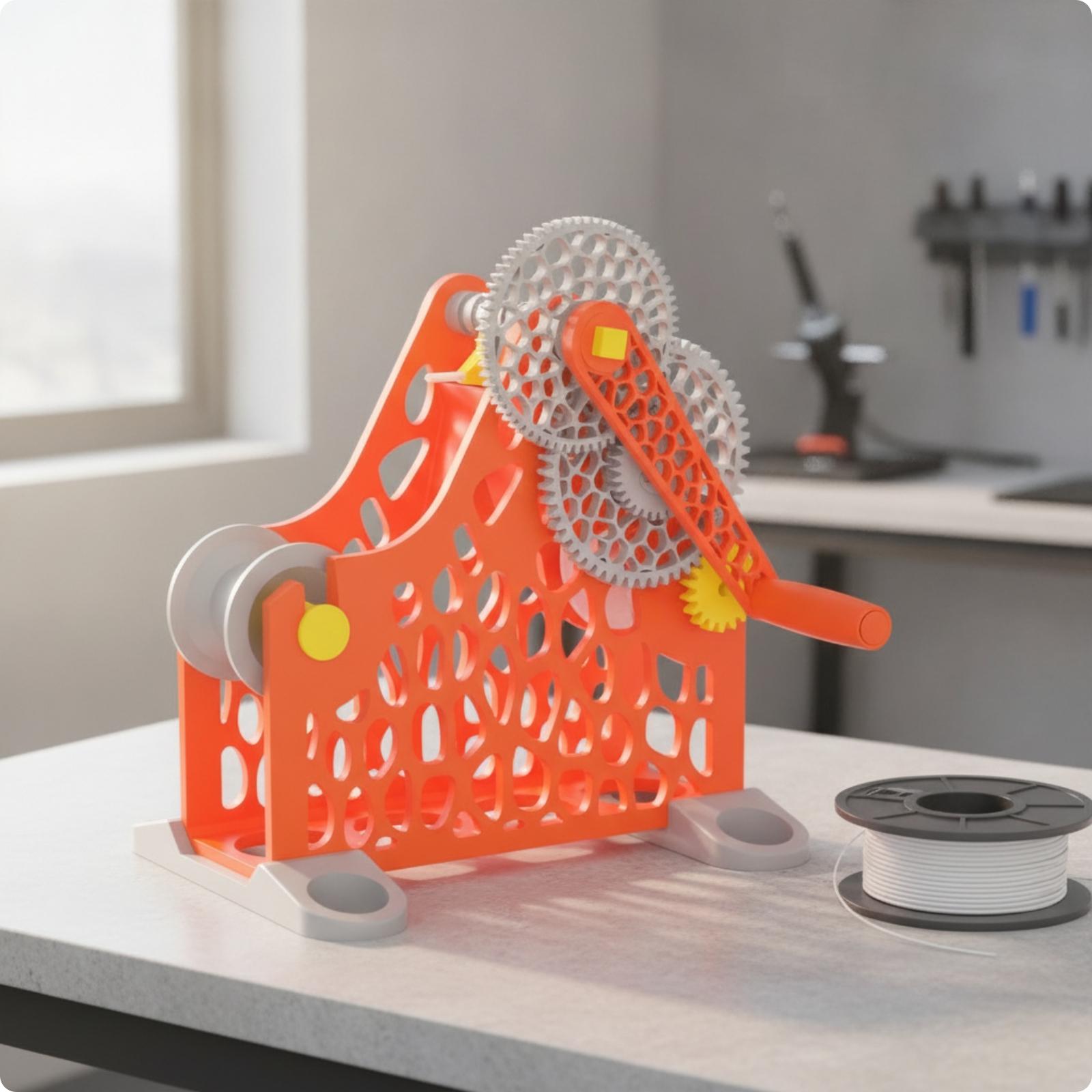 3D Printer - آلة لف خيوط PLA، أداة لف
