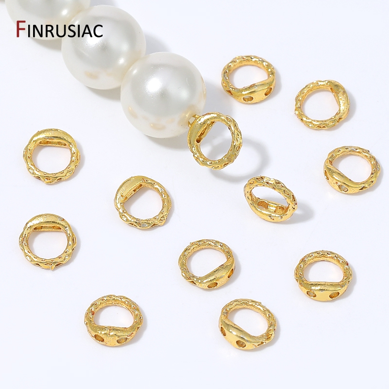 Nozzle Brass - أطراف خرز معدنية مطلية بالذهب عيار