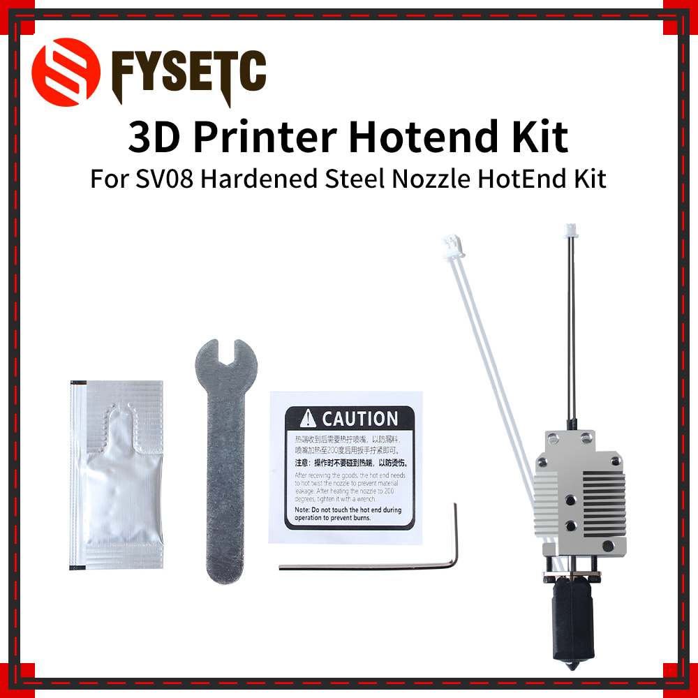 Hotend 0.4Mm - طقم فوهة من الفولاذ المقوى المطور