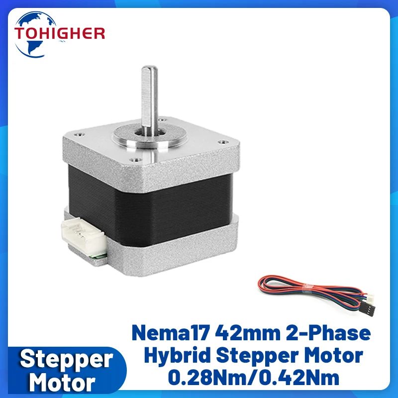 3D Printer - محرك متدرج Nema17 42 رباعي الأسلاك