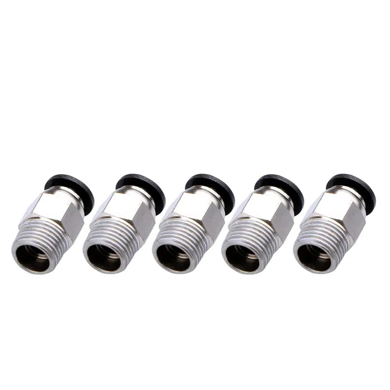 Bowden Tube - 10 قطع/مجموعة وصلة هوائية سريعة PC4-M6