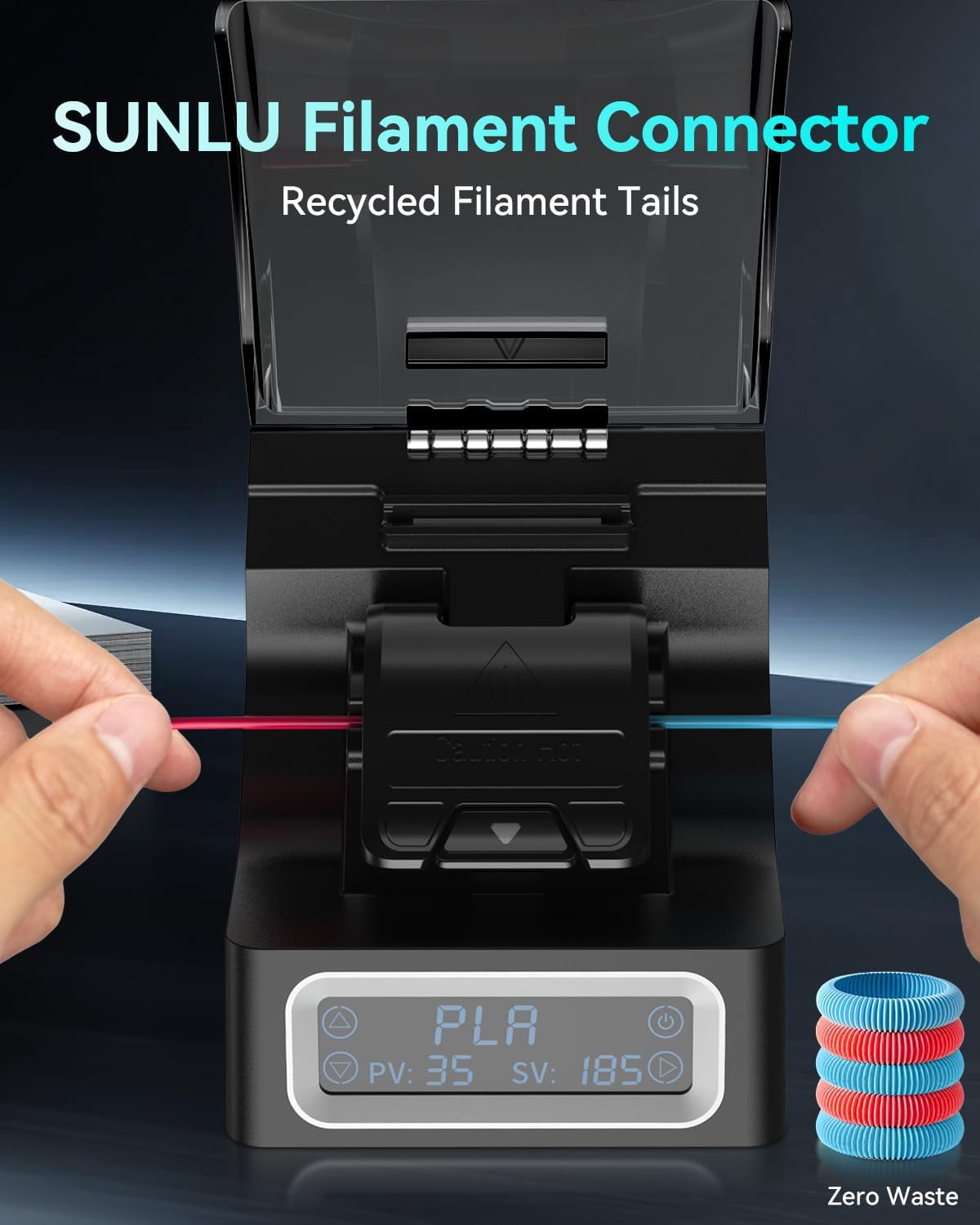 موصل خيوط SUNLU FC01 سريع التس - مراجعة Petg Filament وسعره