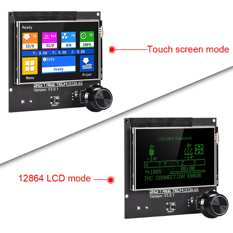 BIGTREETECH TFT35 E3 V3.0 طابع - مراجعة Skr Mini E3 وسعره