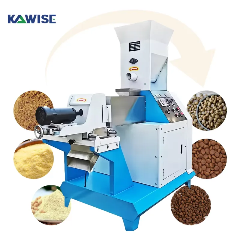 آلة بثق علف الأسماك لإنتاج حبي - مراجعة Extruder وسعره