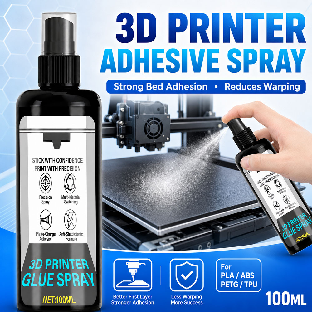 بخاخ لاصق قوي للطابعات ثلاثية  - مراجعة Pla Filament وسعره