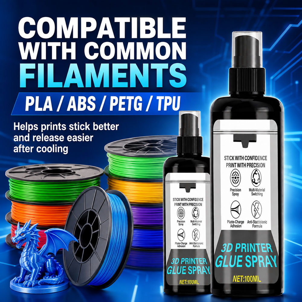 بخاخ لاصق قوي للطابعات ثلاثية  - مراجعة Pla Filament وسعره