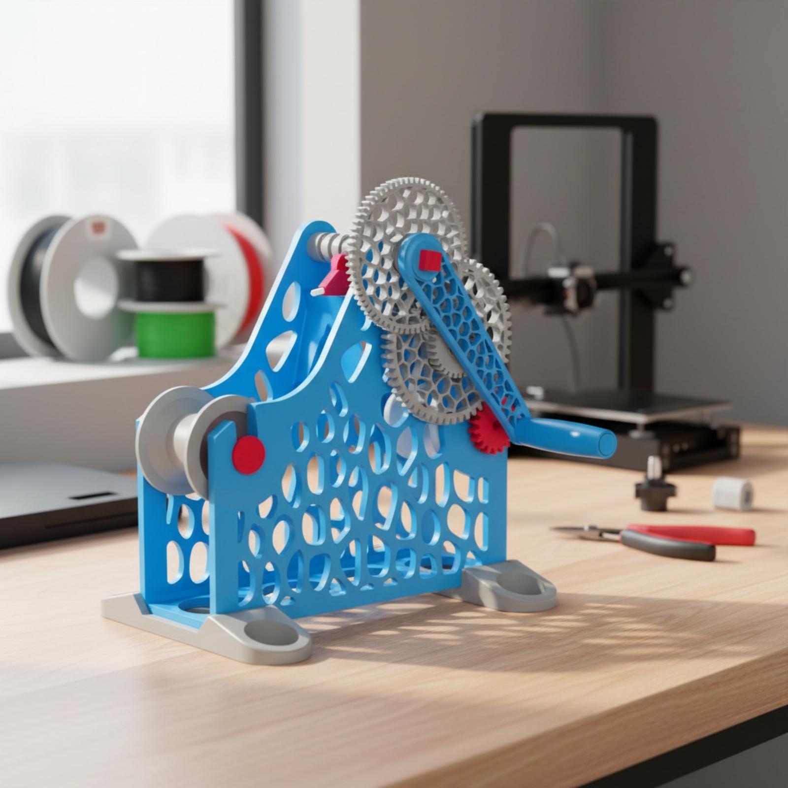 آلة لف خيوط PLA، أداة لف يدوية - مراجعة 3D Printer وسعره