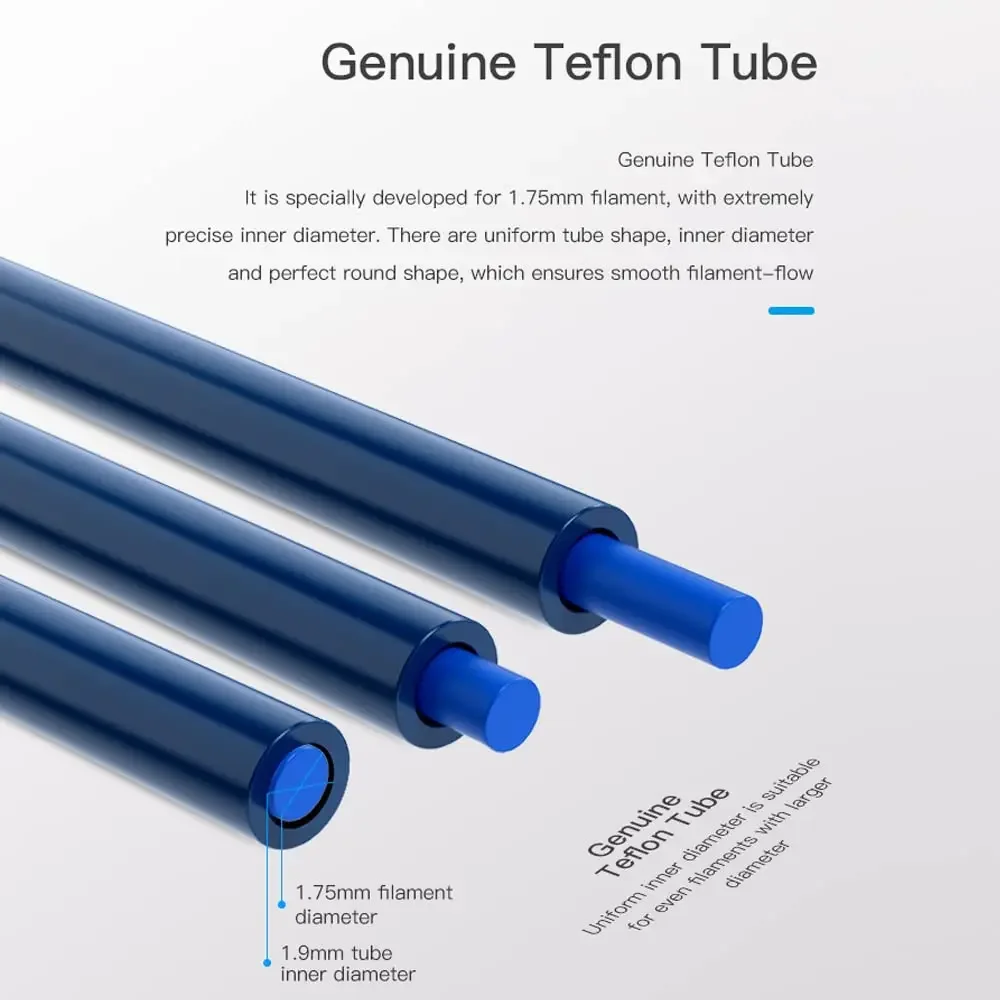 أنابيب PTFE زرقاء من CREALITY  - مراجعة Bowden Tube وسعره