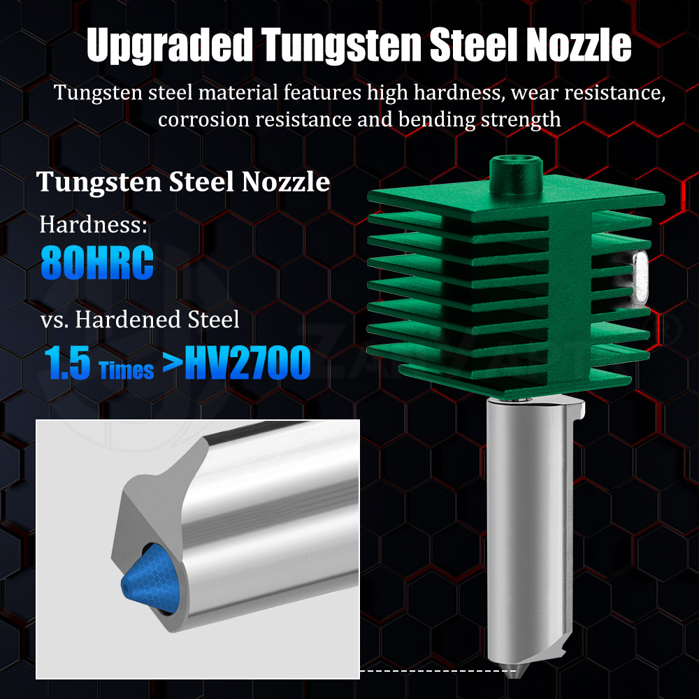 فوهة طباعة ثلاثية الأبعاد متكا - مراجعة Nozzle Tungsten وسعره