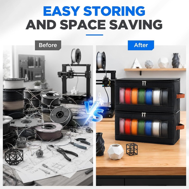 حاويات تخزين خيوط الطابعة ثلاث - مراجعة Enclosure 3D Printer وسعره