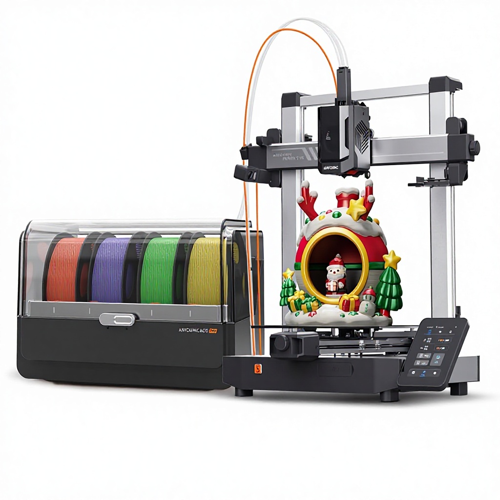 طابعة ثلاثية الأبعاد ذكية متعد - مراجعة 3D Printer وسعره