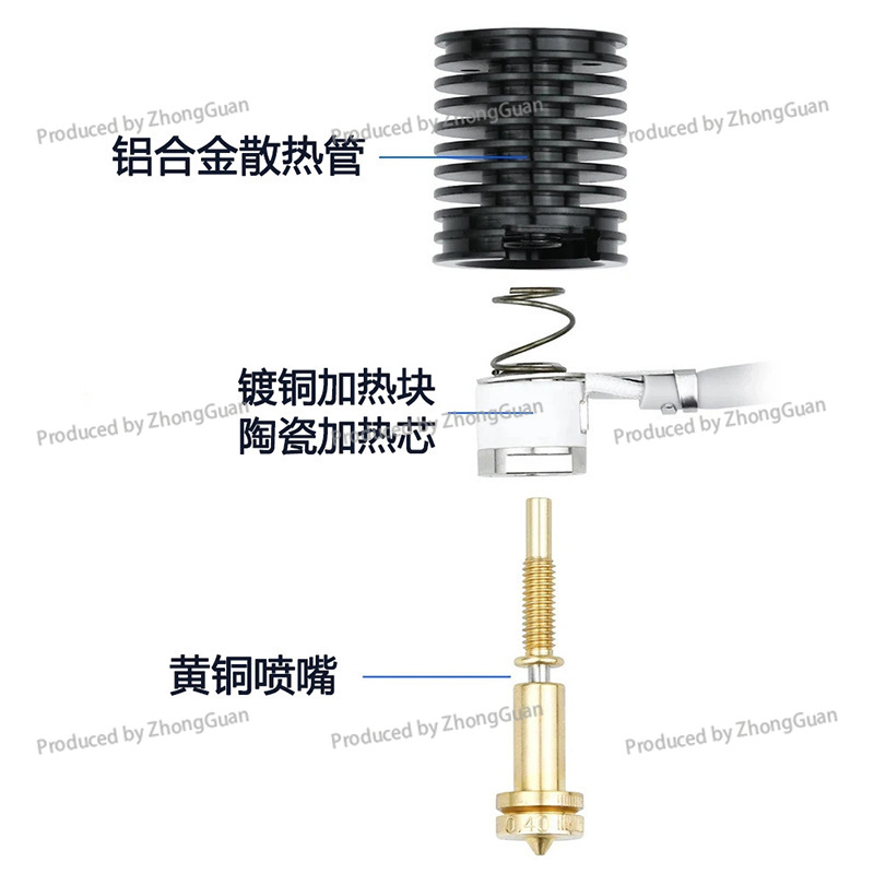 فوهة سيراميك مقاومة للحرارة ال - مراجعة Printer Nozzle وسعره